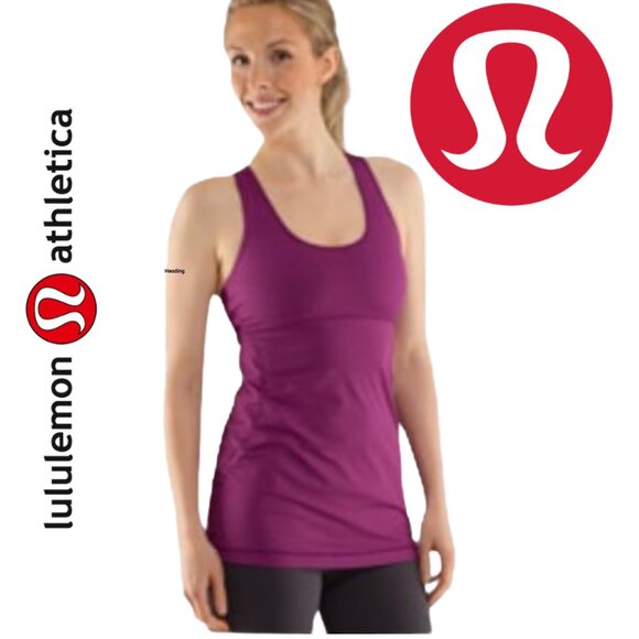 lululemon athletica Tops - Lululemon size 6 Purple Athletic Top Pre-loved